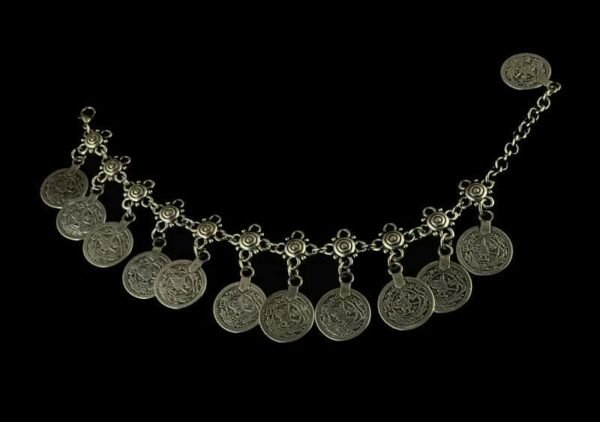 Pulseira Tornozeleira de Moedas Banhada Prata ou dourada - Imagem 3