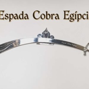 Espada para danqca do vent3re modelo cobra naja egipcia feito em lato no brasil